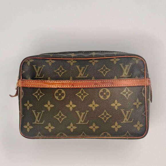 Louis Vuitton Monogram Compiegne 23 Clutch Bag - Vintage - Picture 1 of 9
